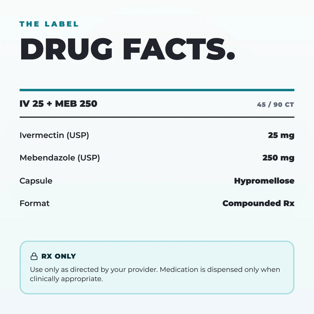 IVERMECTIN + MEBENDAZOLE