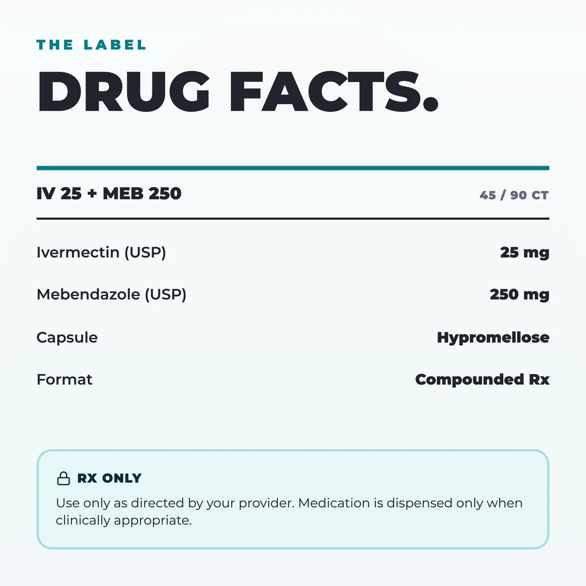 IVERMECTIN + MEBENDAZOLE
