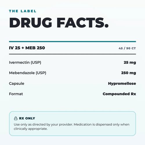 IVERMECTIN + MEBENDAZOLE